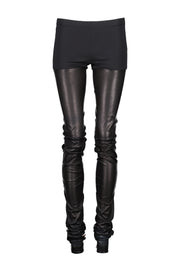 ANN DEMEULEMEESTER FW01 LEATHER LEGGINGS
